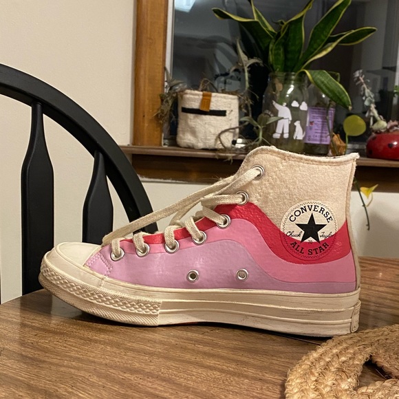 Pink Thermo Felt Chuck 70 High Top Converse Chuck 70 High 'Thermo